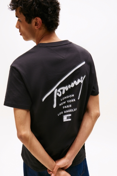 Tommy Jeans tjm reg sign city tee ext